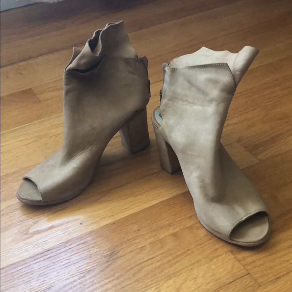 Free People open toed booties